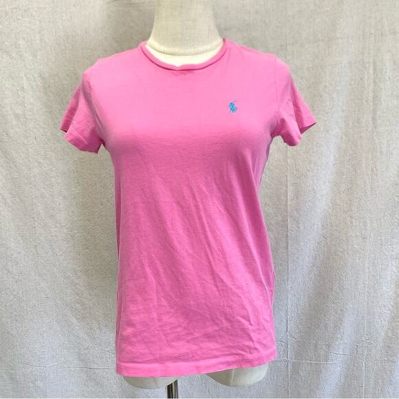 Ralph Lauren pony Y2K bubblegum pink single stitch short sleeve tee Small - Picture 13 of 13